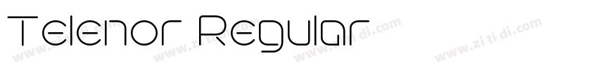 Telenor Regular字体转换